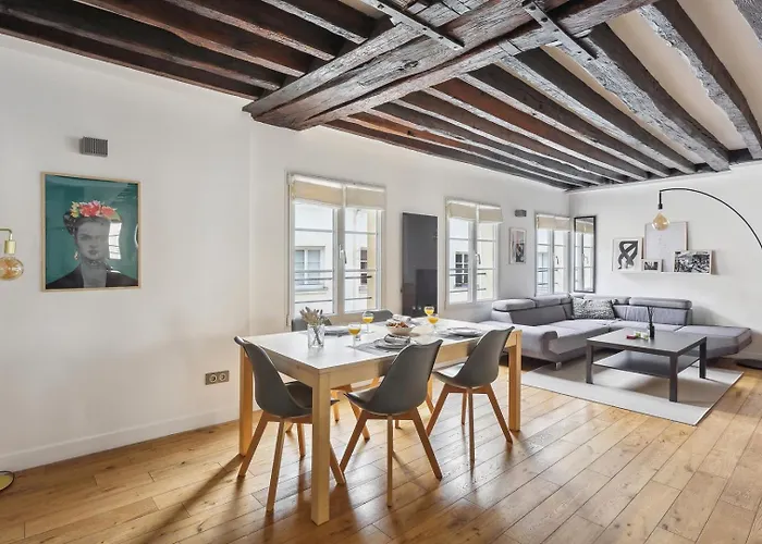Bnbnook - Bright 2Br Near Louvre & Pompidou