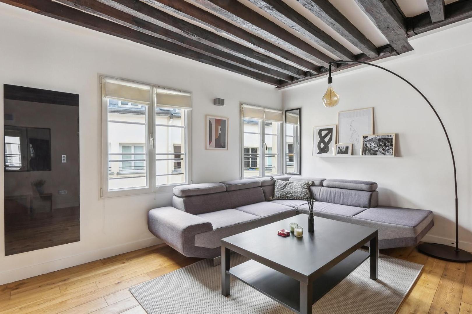Apartment Bnbnook - Bright 2br Near Louvre & Pompidou