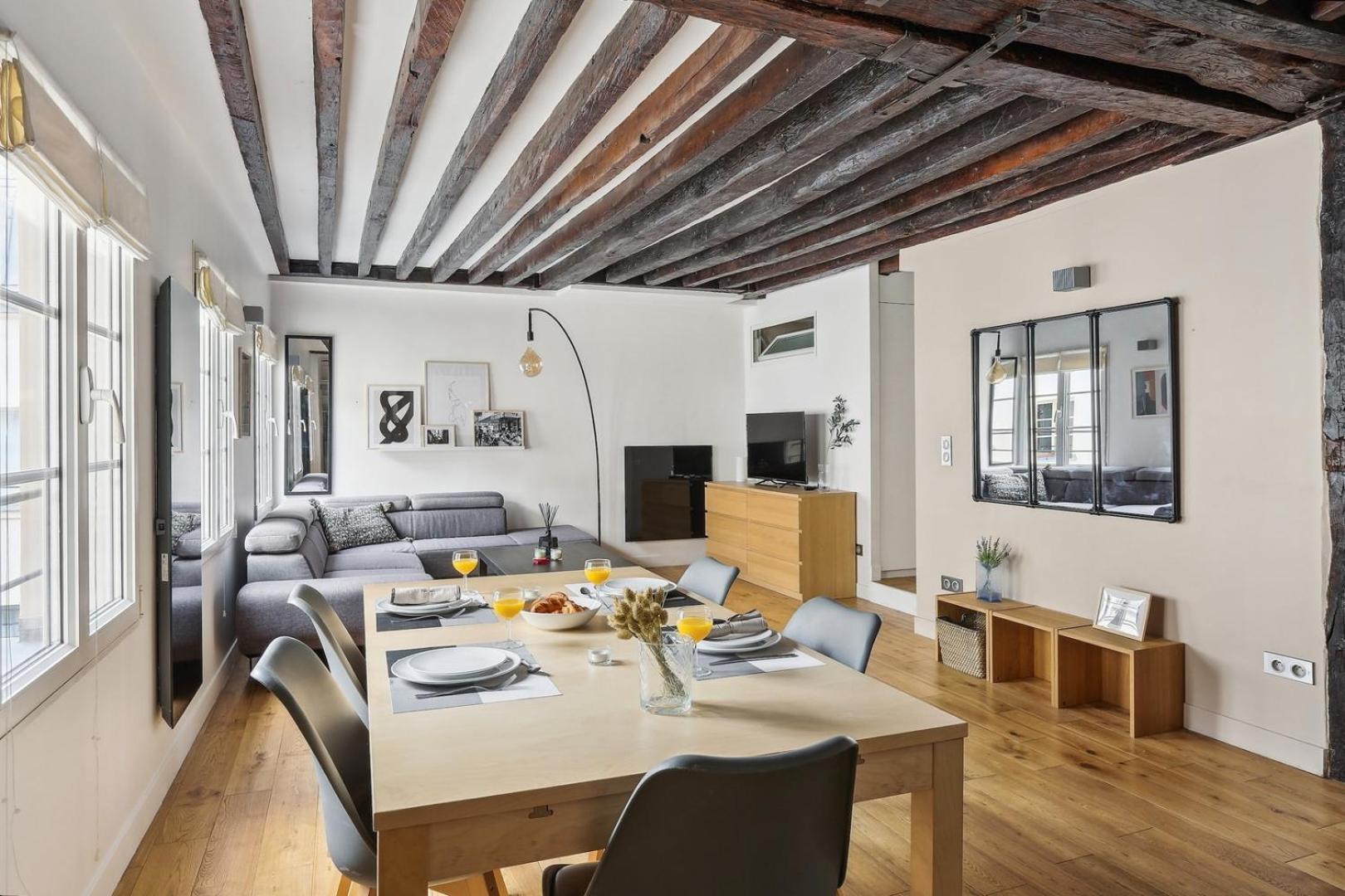 Bnbnook - Bright 2br Near Louvre & Pompidou